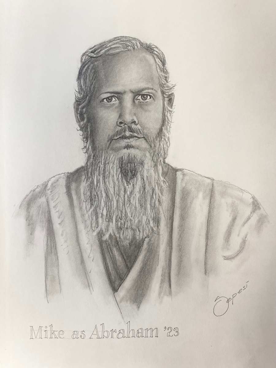 Mike as Abraham by James M Sepesi 