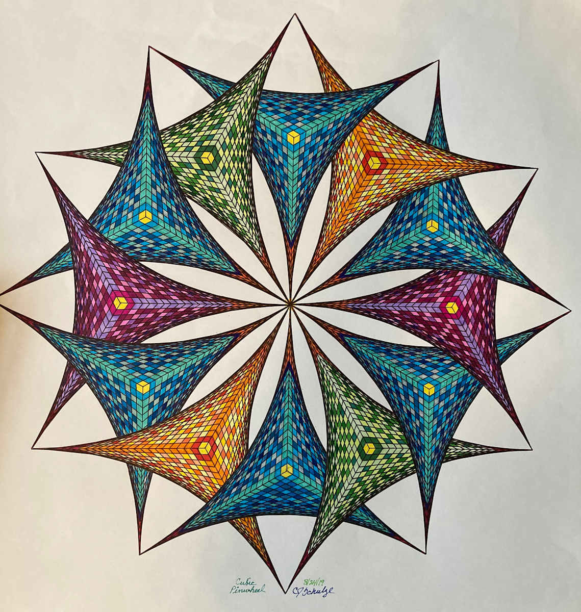 Cubic Pinwheel by Chris Schulze 