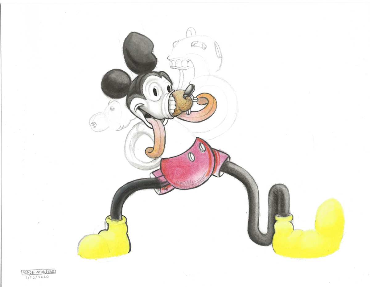 Doodled Sicky Mouse 02 by Vince Vader 