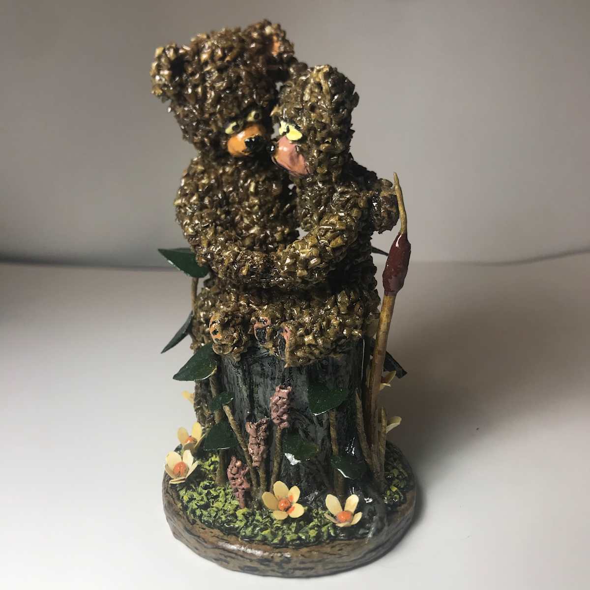 Two Bears Hugging by Charles Finney 