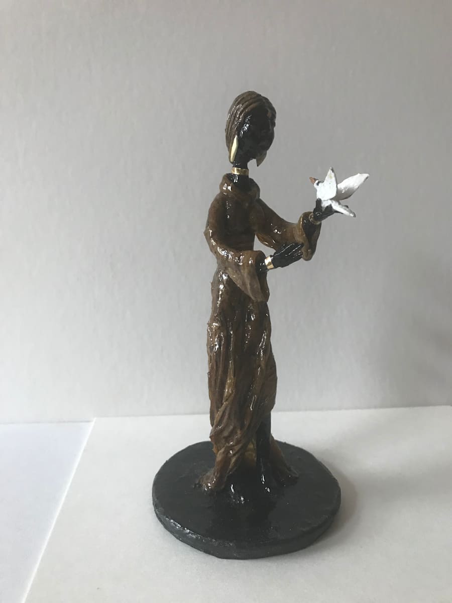 Lady with a Dove by Charles Finney 