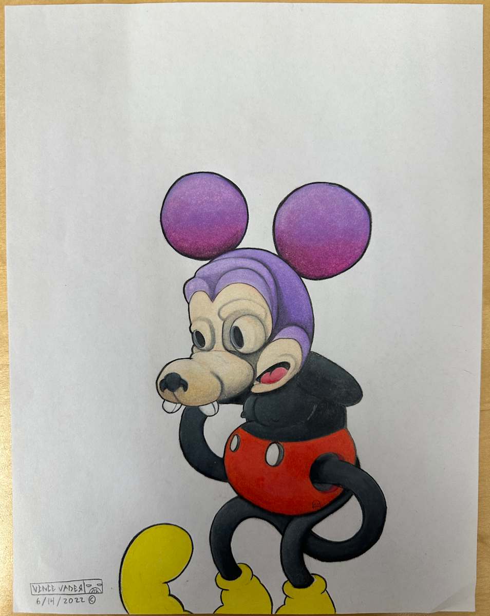 Sickey Mouse Sacrifice by Vince Vader 
