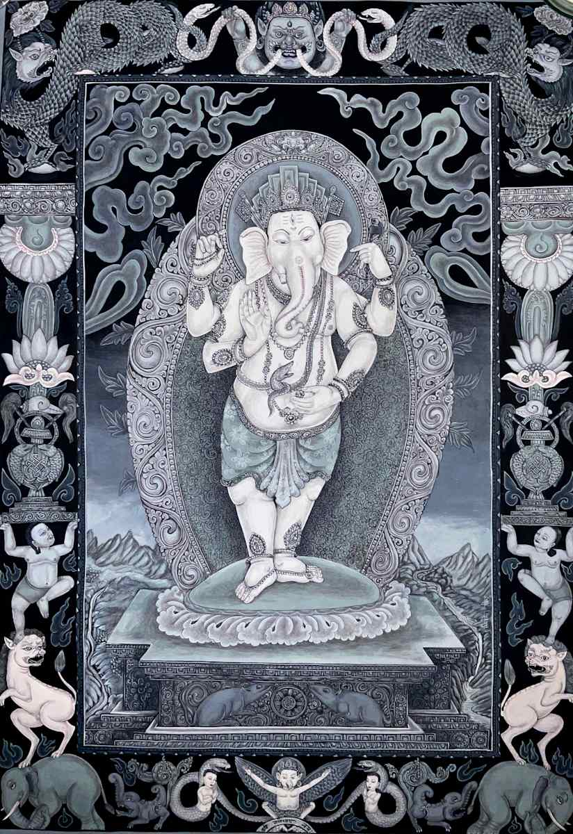 Standing Ganesh by Kishor 