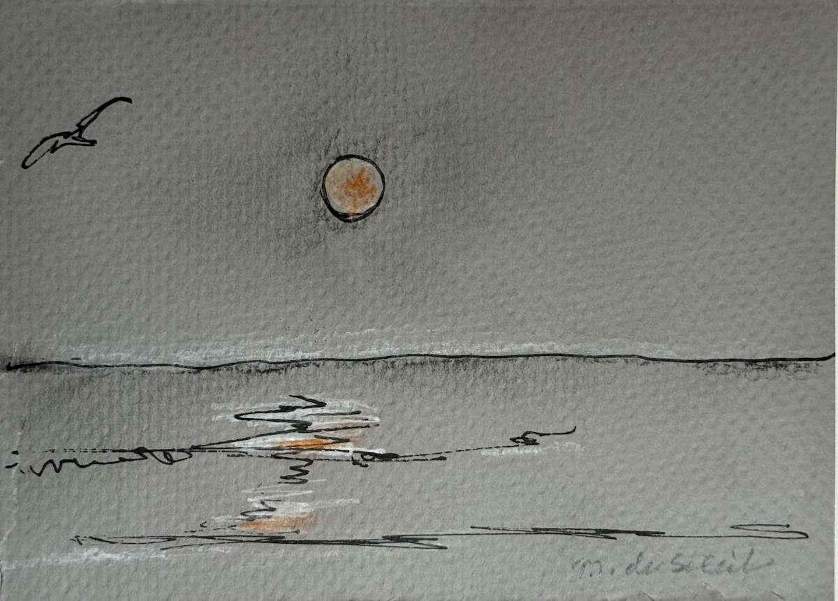 Moonset  IV, Treasure Island by M. de Soleil, Image 1.