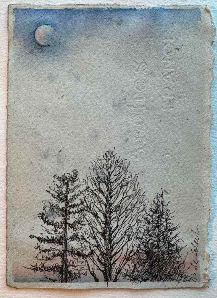 Winter Moonset I by M. de Soleil, Image 1.