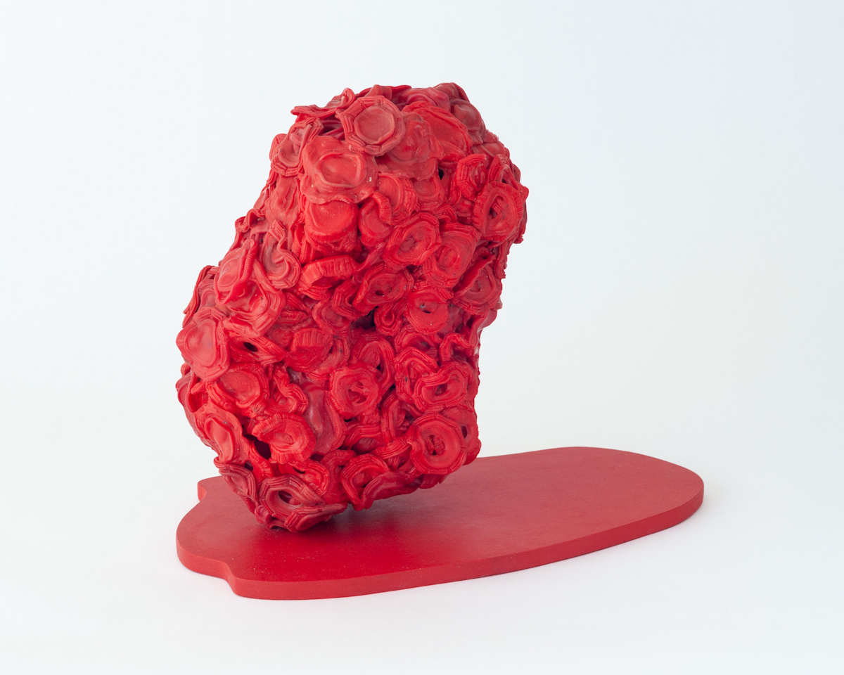 Handfill (Red) by Eve De Jong 