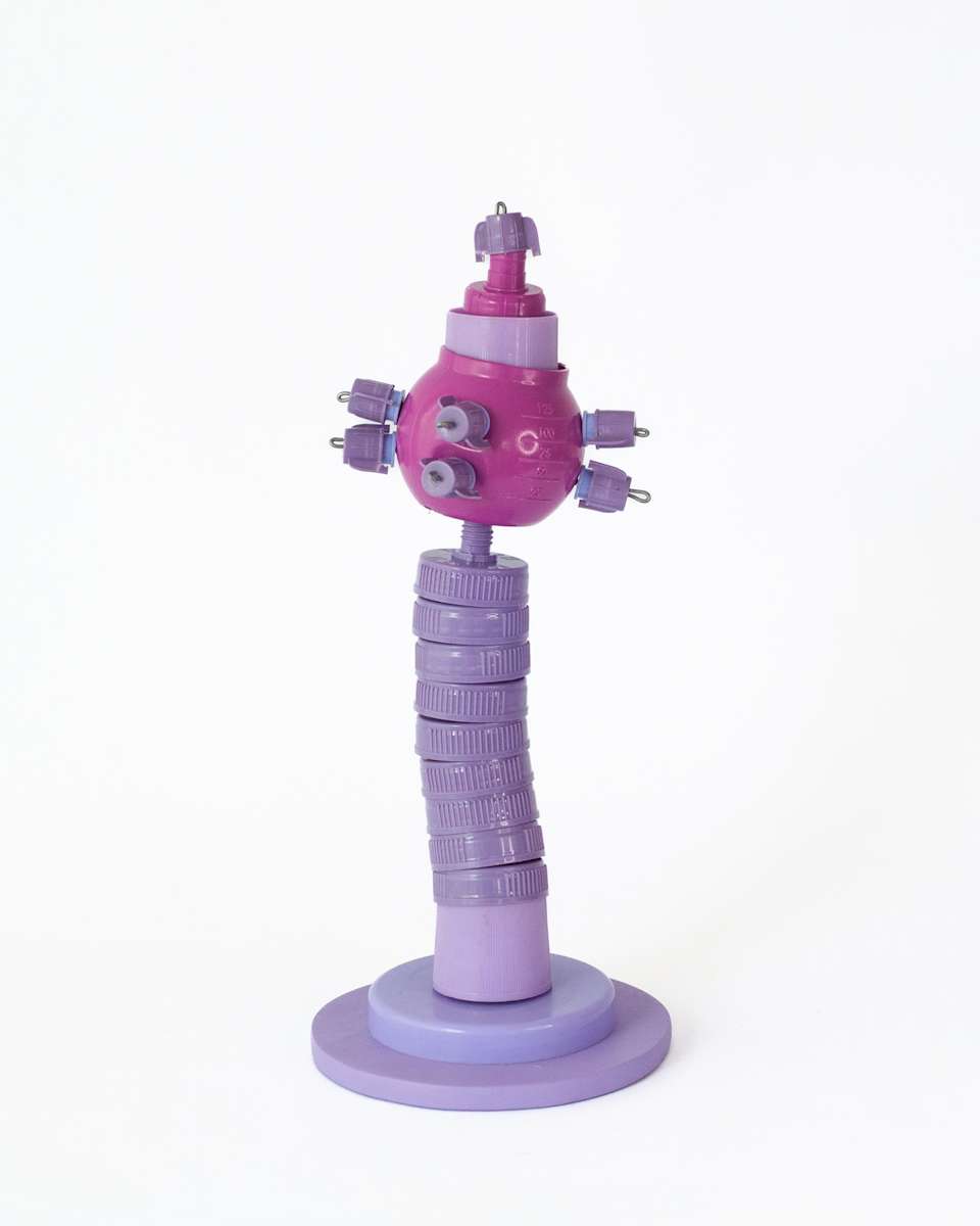 Impossible Plant IV (purple) by Eve De Jong 