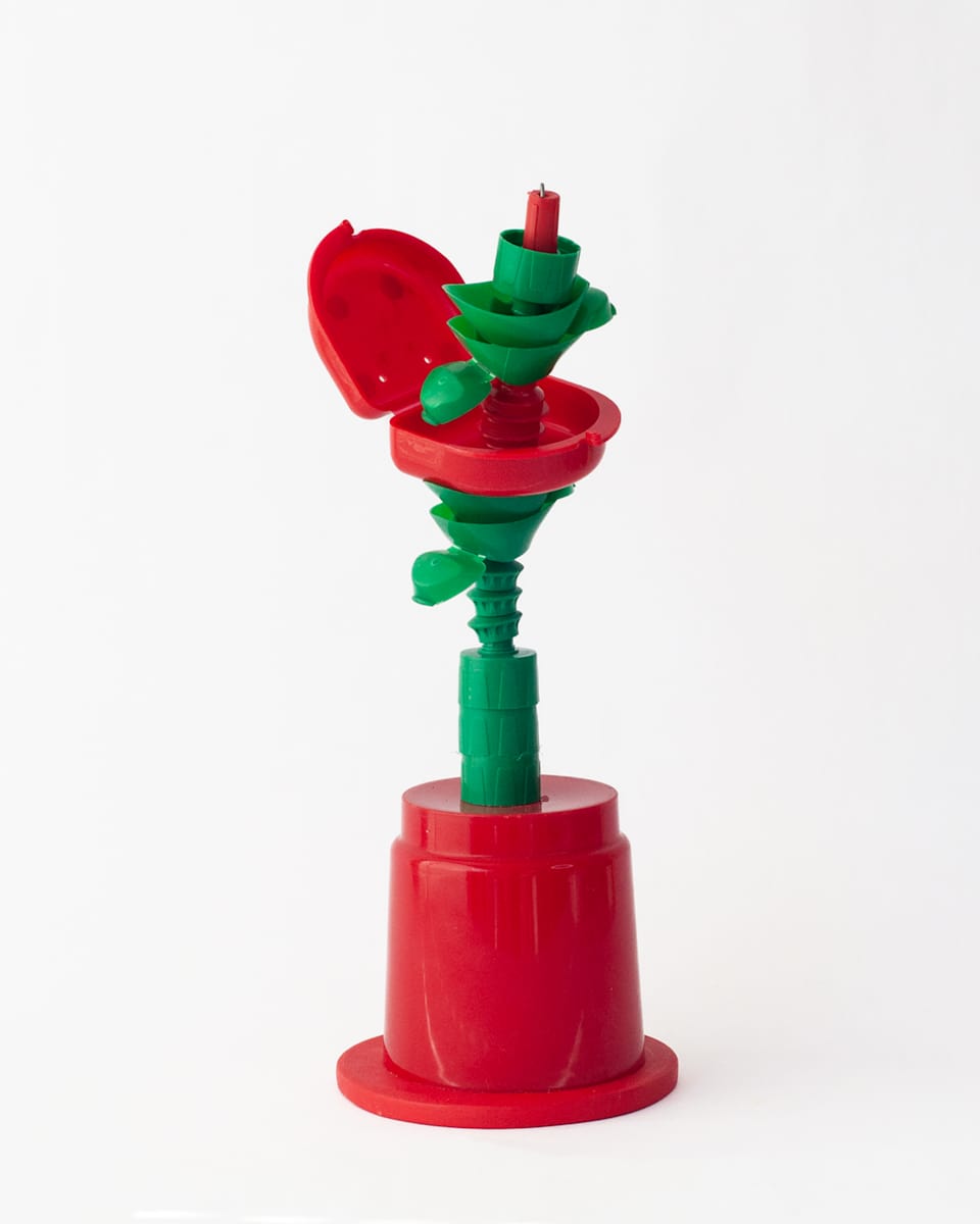 Impossible Plant XVIII (red and green) by Eve De Jong 
