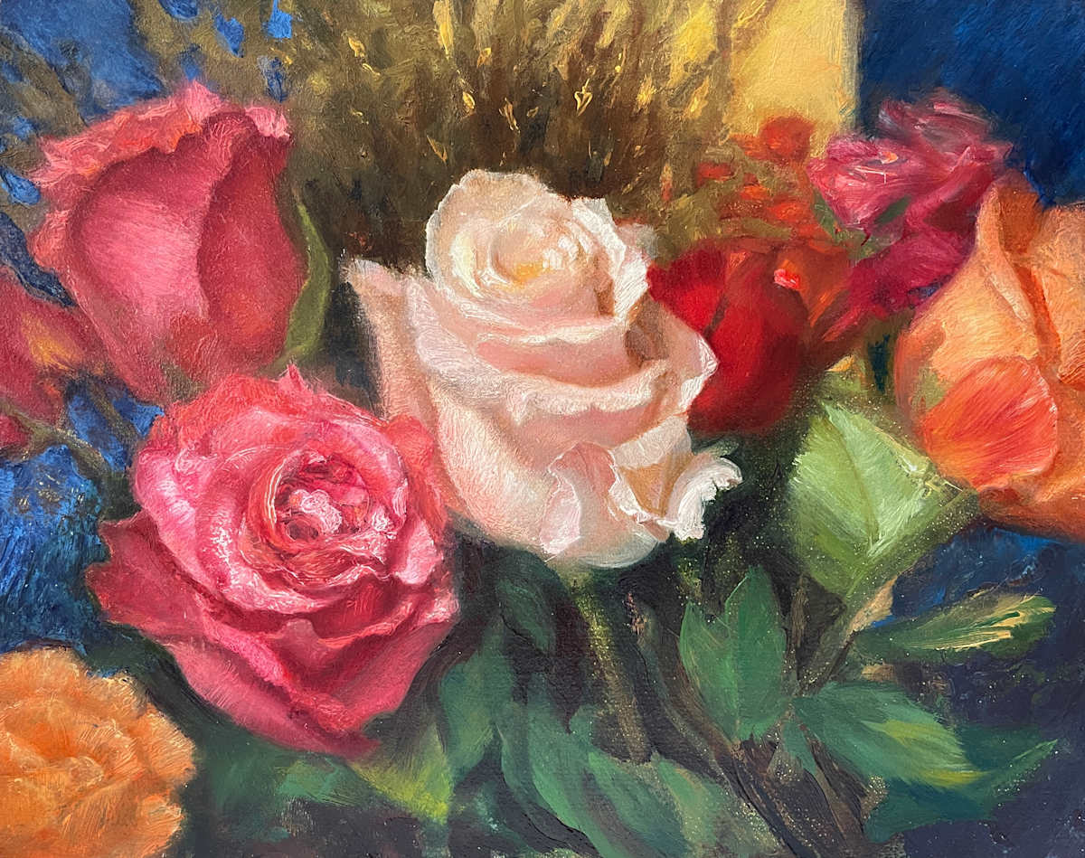 Firework Roses by James A. Burrell  Image: SOLD!
Firework Roses