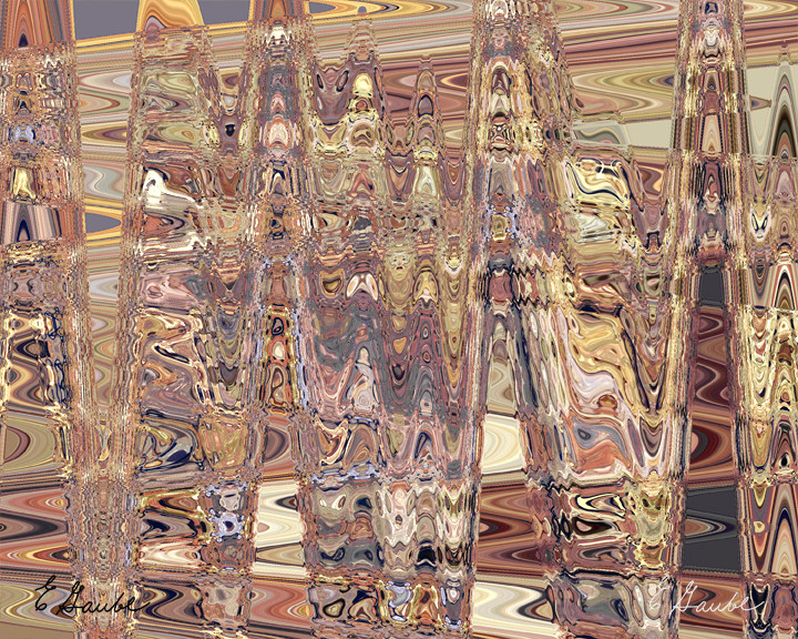 Klimt Wave 4 by Ellen Gaube 