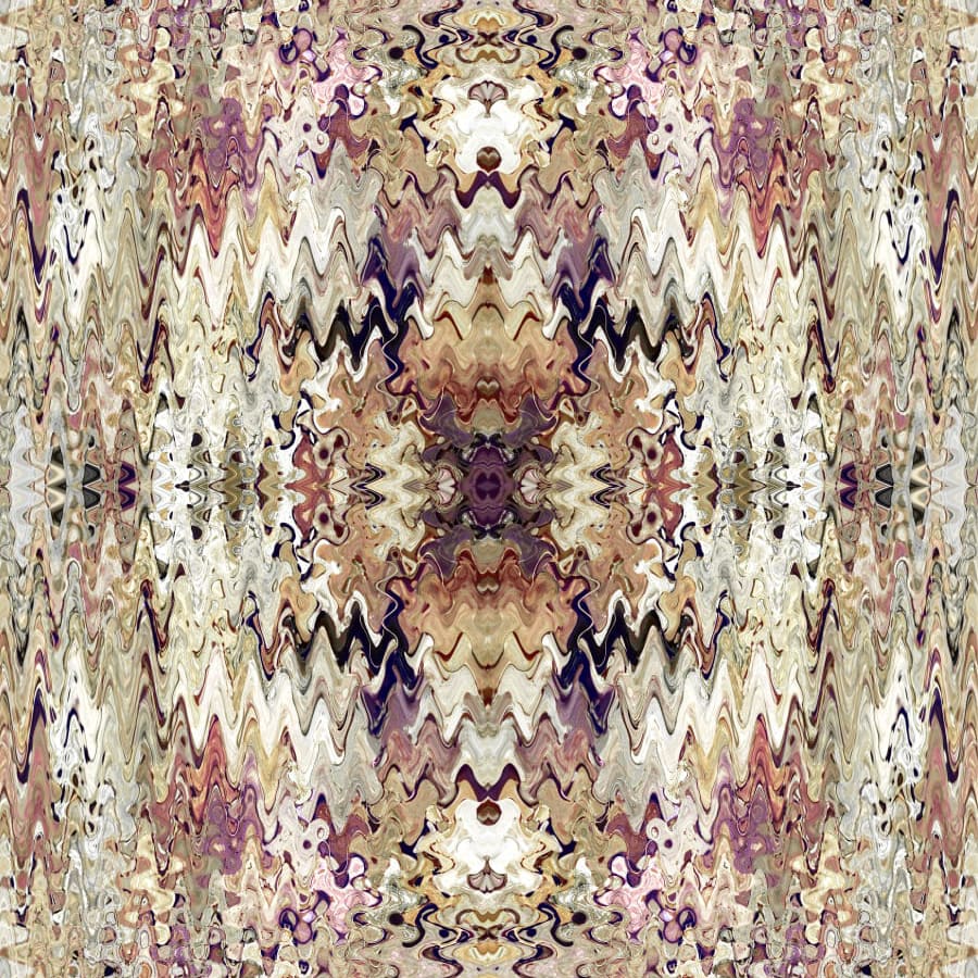 Klimt Wave Tapestry 1B by Ellen Gaube 