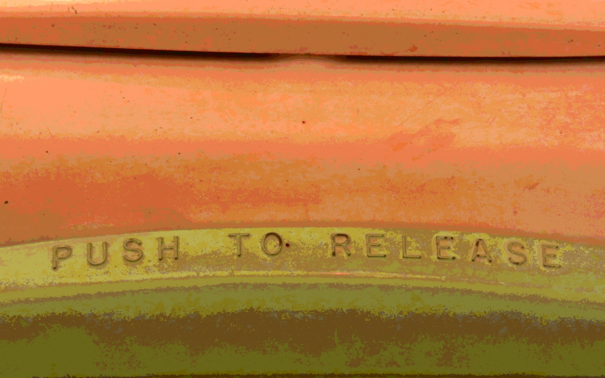 Push to Release (orange/green) by Ellen Gaube 
