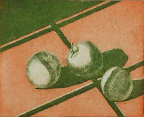 Three Apples AP by Ellen Gaube, Image 1.