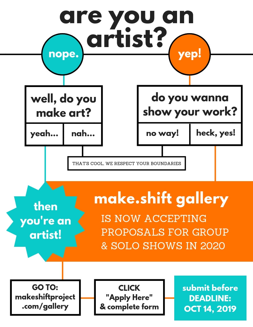Make.Shift Gallery Now Accepting 2020 Proposals