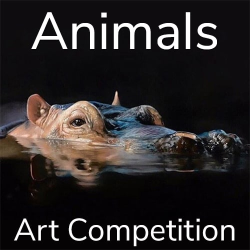 Call for Entry 10th Annual "Animals" Online Art Competition Artwork