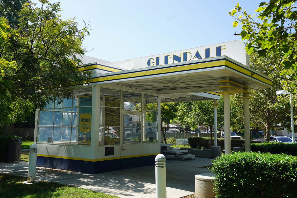 Adams Square Mini Park Gas Statioin