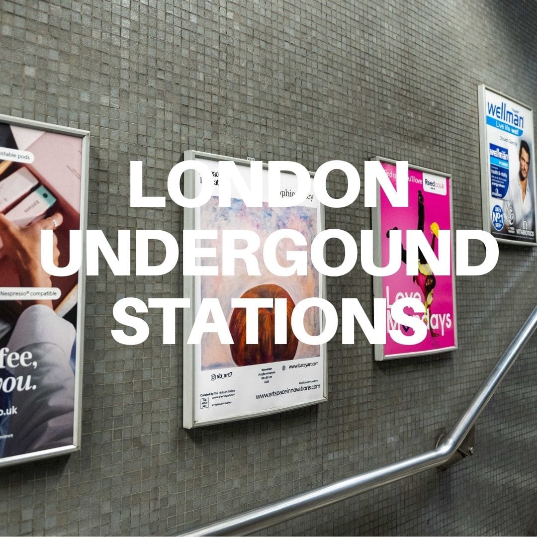 Showcase in London's Underground Stations