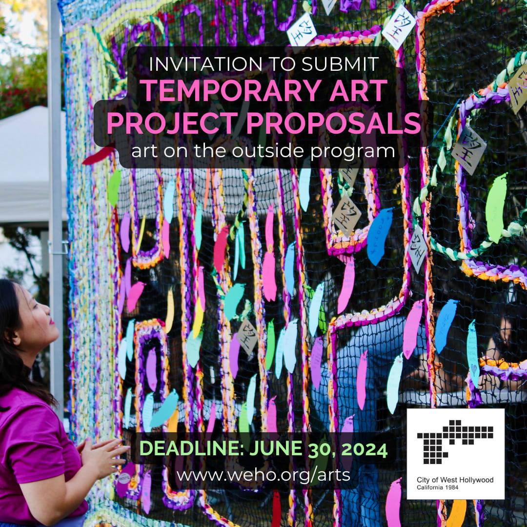 Temporary Public Art Proposals Open Call - City of West Hollywood