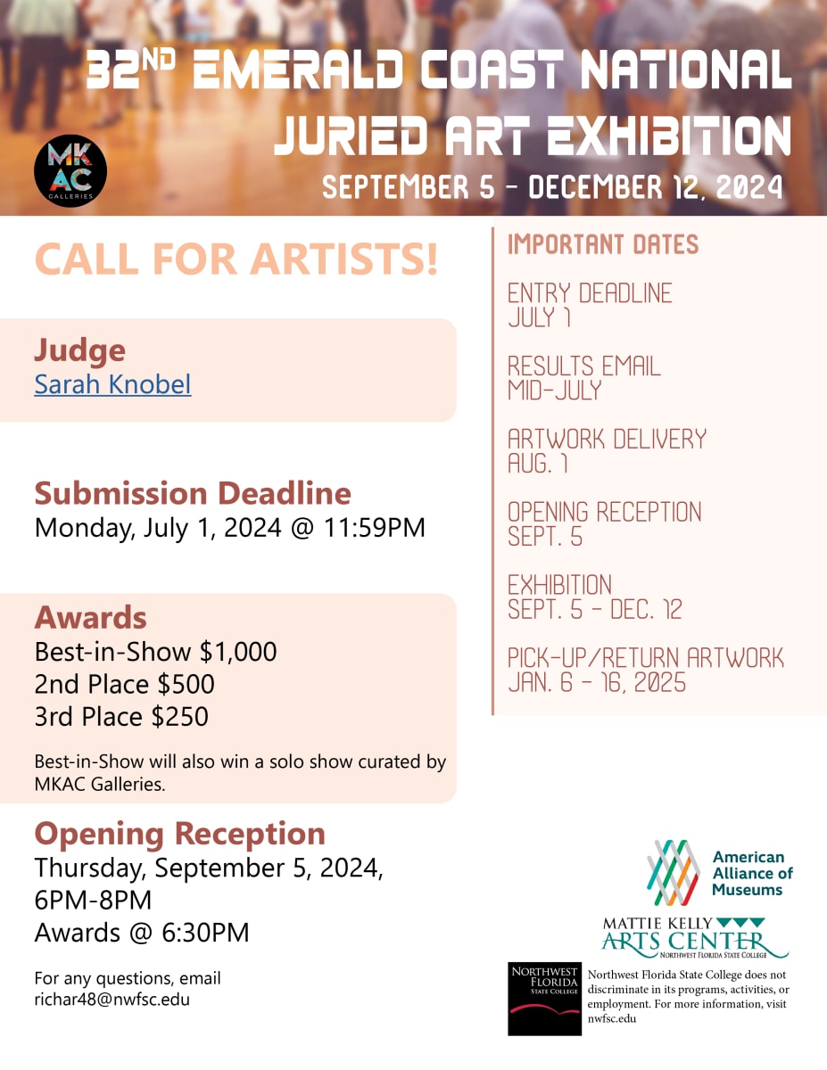 32nd Annual Emerald Coast National Juried Art Exhibition