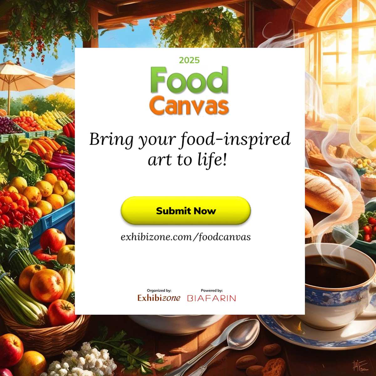 Food Canvas - 2025 (Juried Exhibition, Promotion, Sales)
