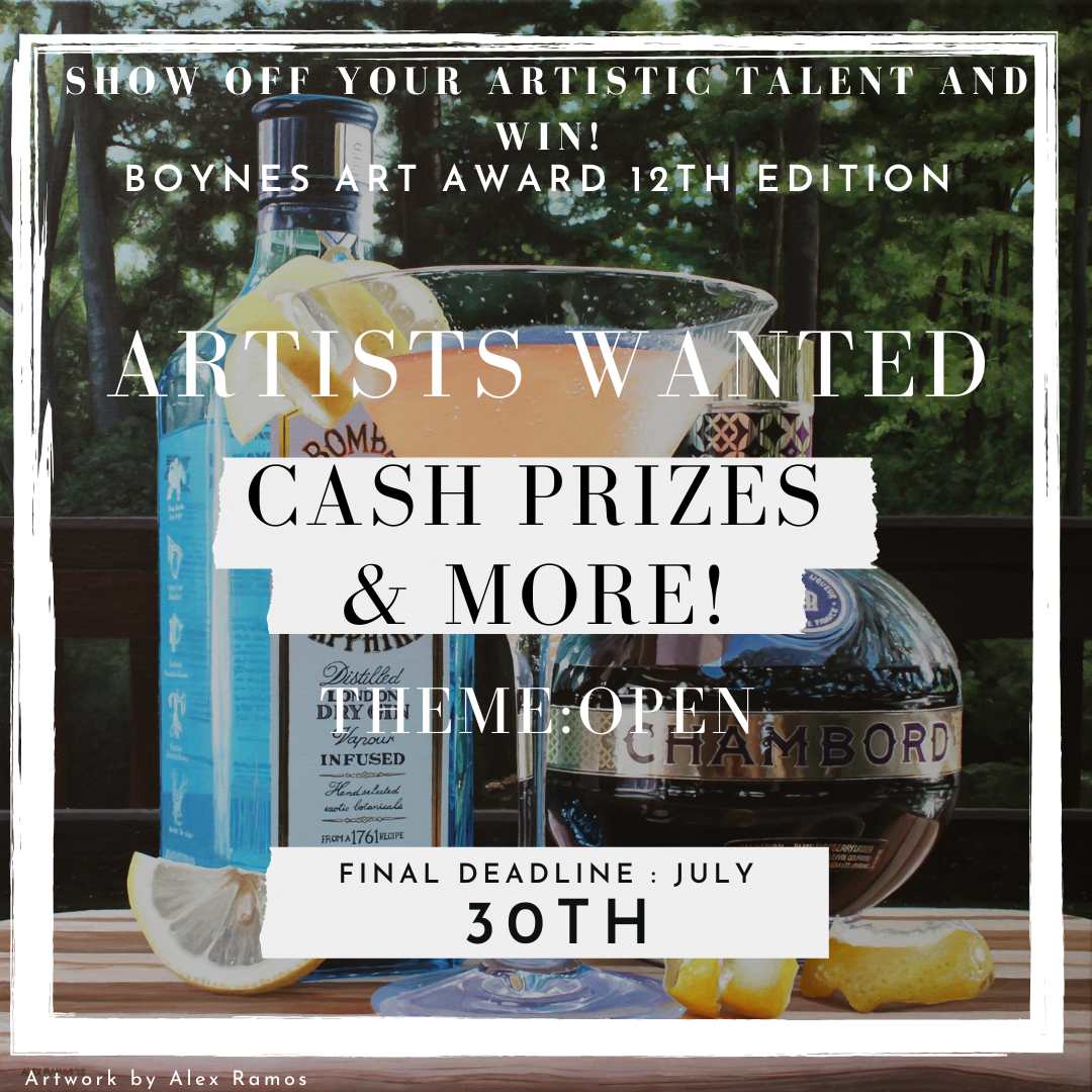 Call for Artists: Boynes Artist Award – 12th Edition Now Open!
