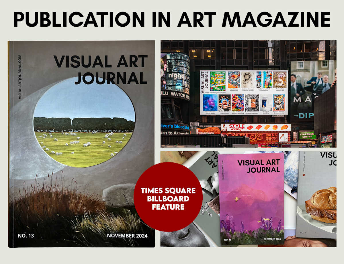 Publication in Art Magazine + Times Square billboard showcase