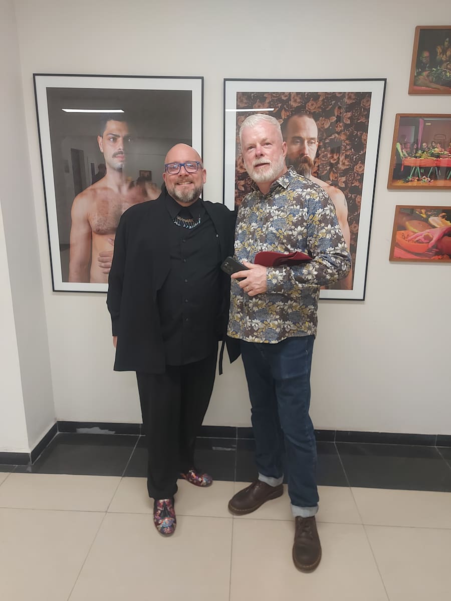 ESCANDALO is dedicated to Frank's memory as an important member of our COLLECTIVO group. He passed from cancer in February 2026. 