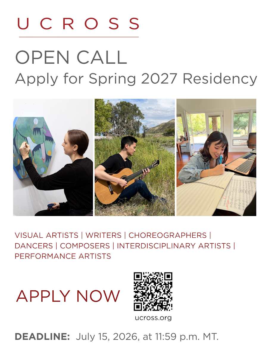  Ucross Spring 2027 Artist Residency Open Call
