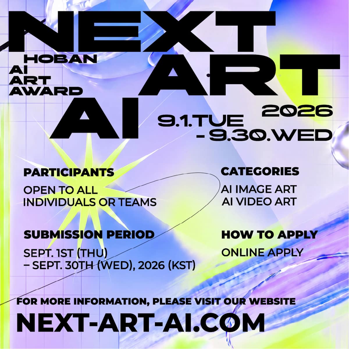 HOBAN AI ART AWARD: Next Art AI