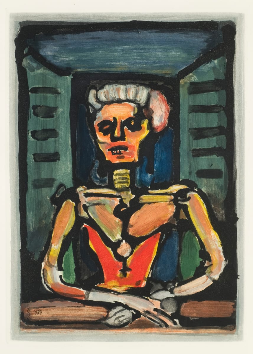 Vieille Courtisane a la Fenetre by Georges Rouault 