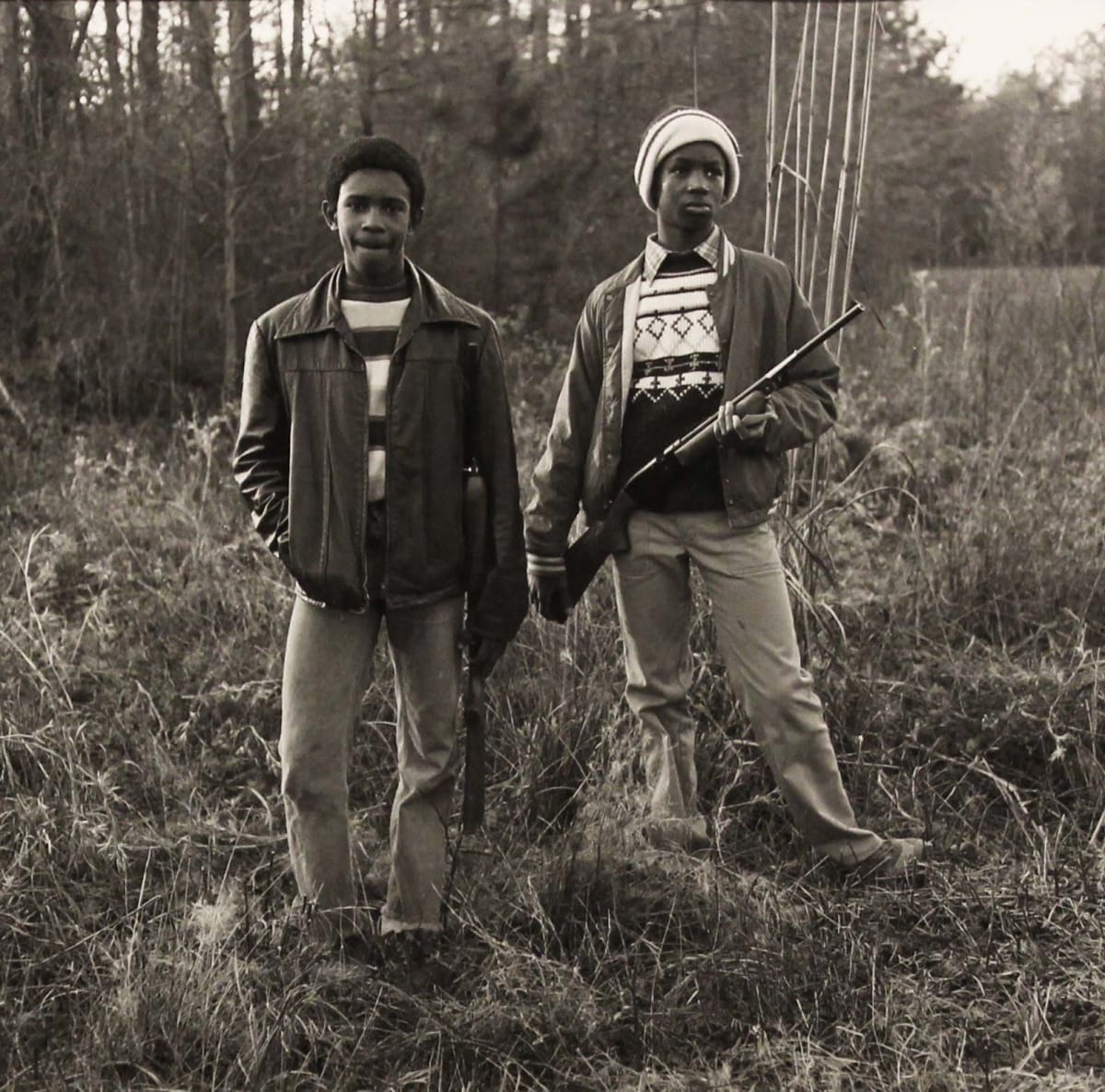 Deloatch Kids with x-mas Gun by Roger Manley 