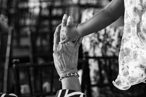 Grandma's Hands by Anthony Marcus (blctxt contxt) Bottoms 