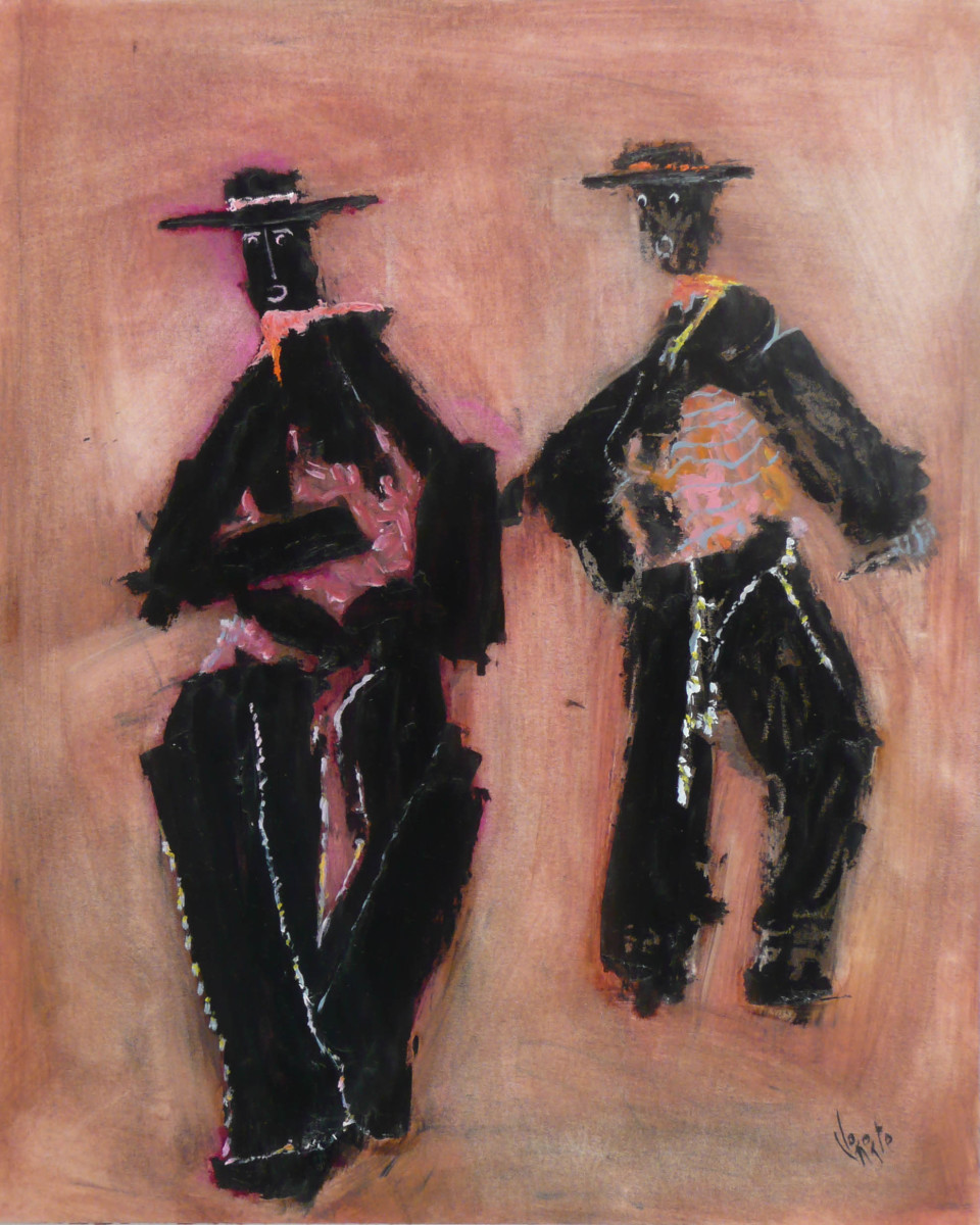 2 Cowboys by Clemente Mimun 