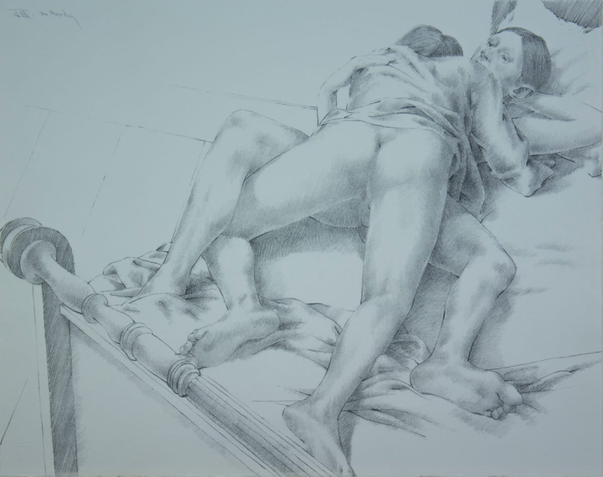 Couple on Bed by DeWitt Hardy, Image 1.