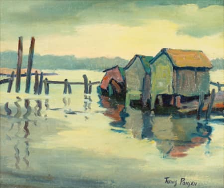 Boathouses by Tunis Ponsen 