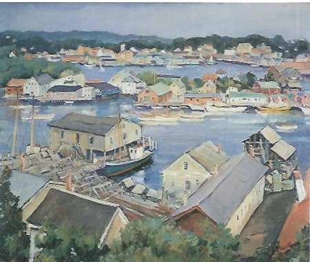 Gloucester Harbor by Tunis Ponsen, Image 1.