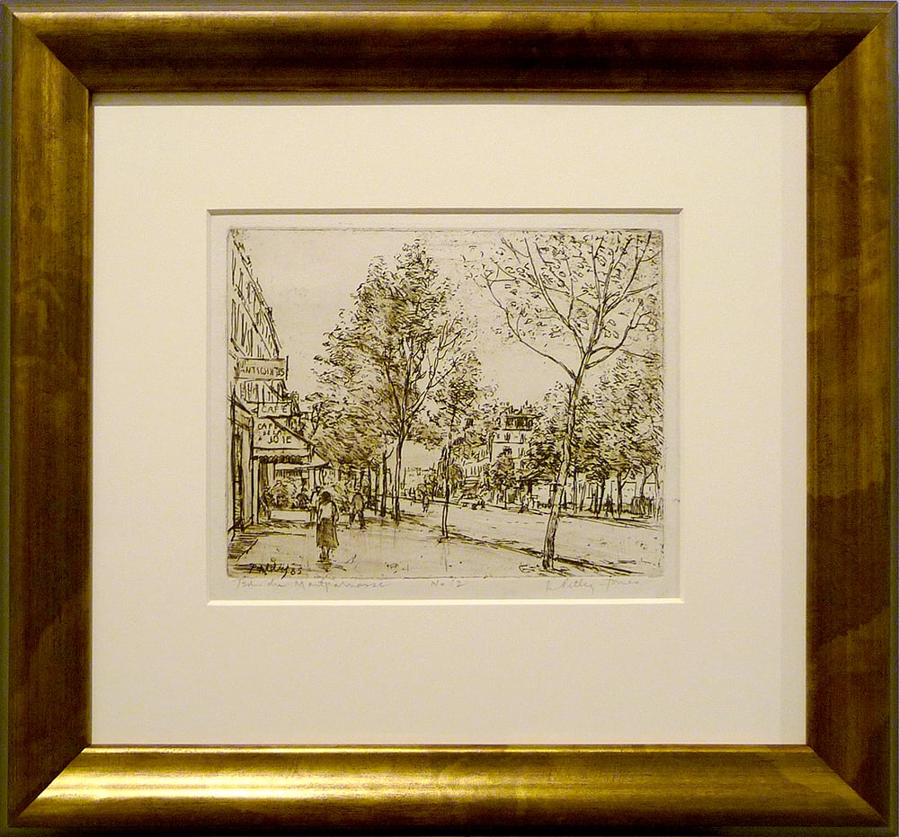 Boulevard du Montparnasse #2 by Llewellyn Petley-Jones (1908-1986) 