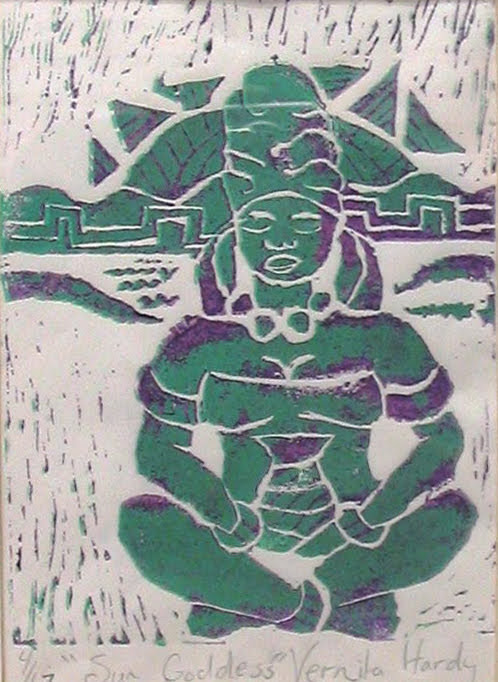 Art @ Work- Sun Goddess by Vernita Hardy 