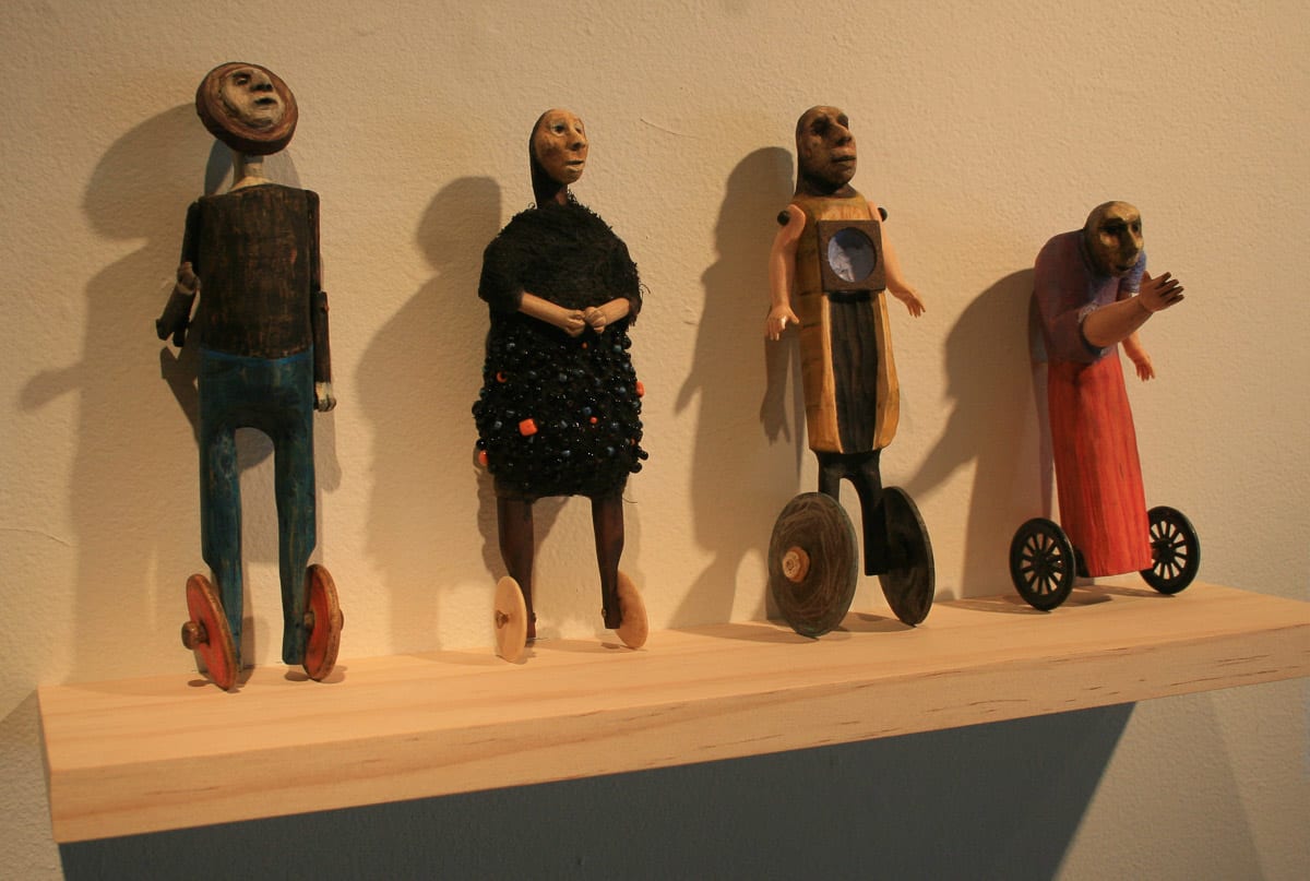 Small Creaking Cart Doll Group by Eve Whitaker, Image 1.