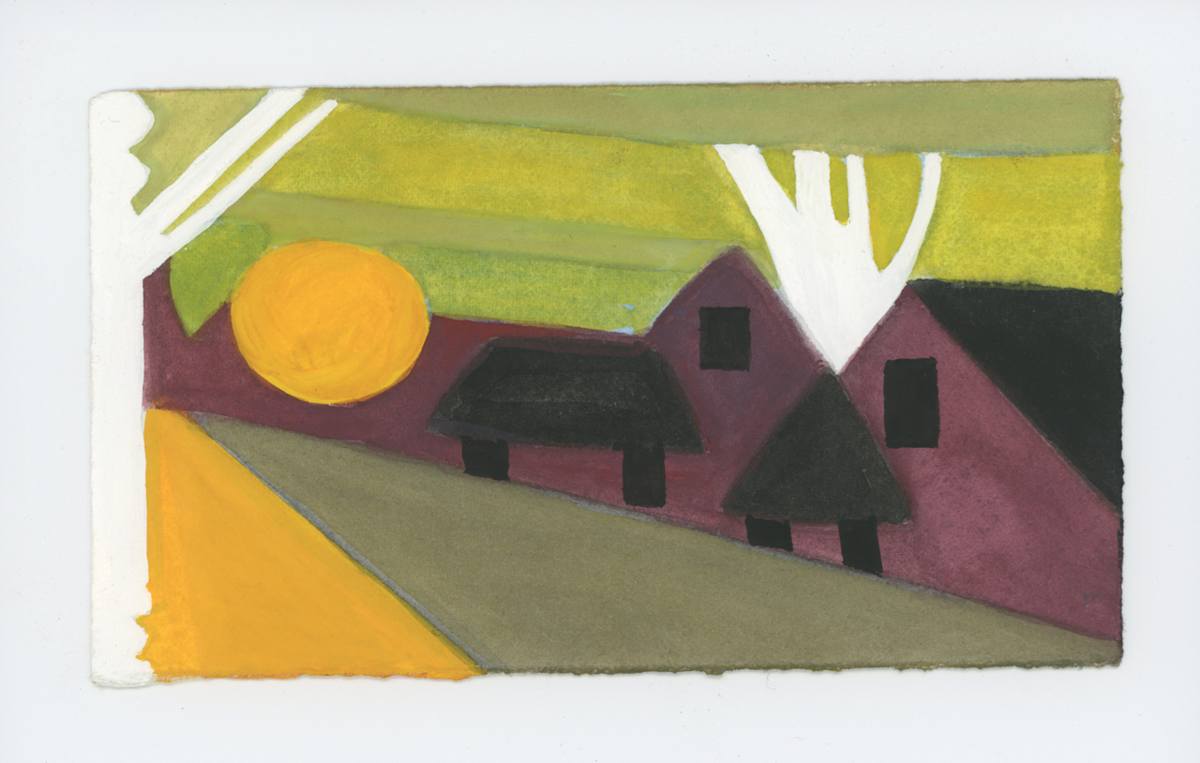 Late Afternoon Scene, #1863, Image 1.