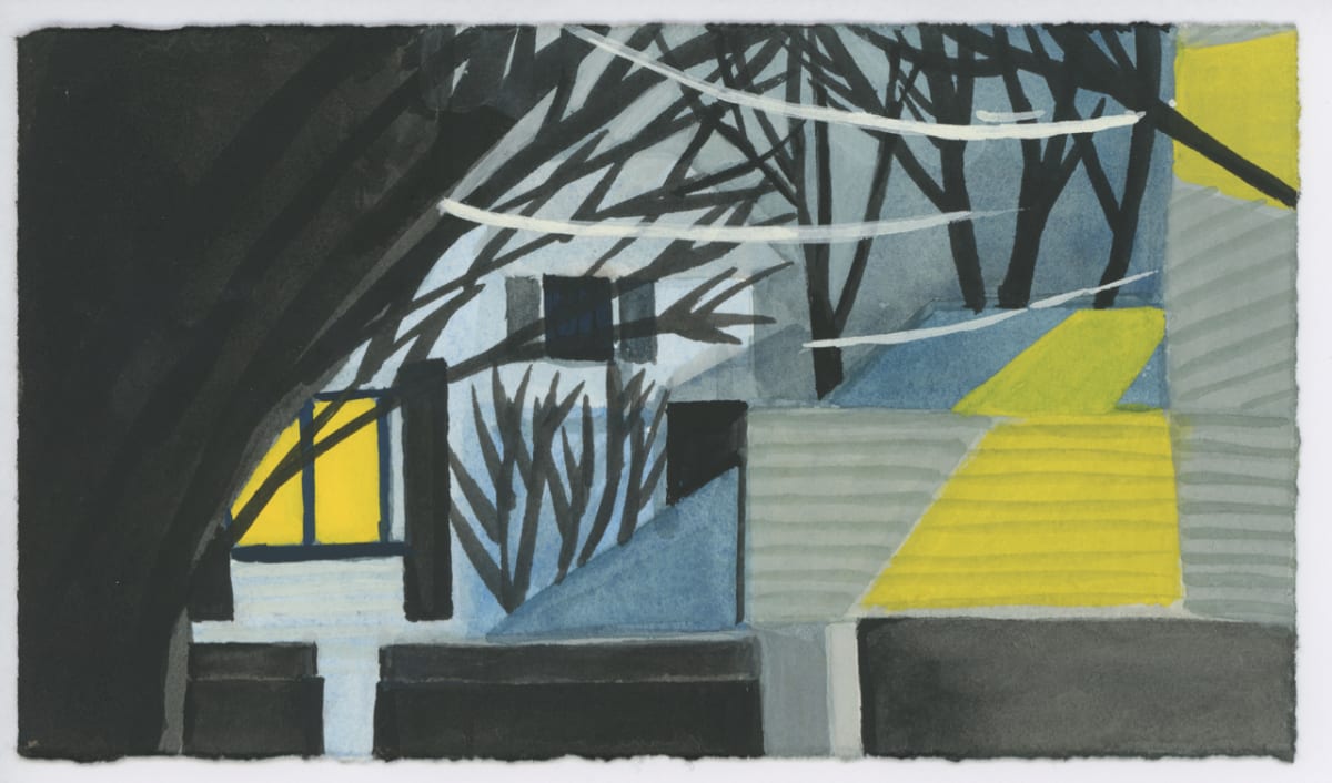 Winter Rainy Night, #1529 