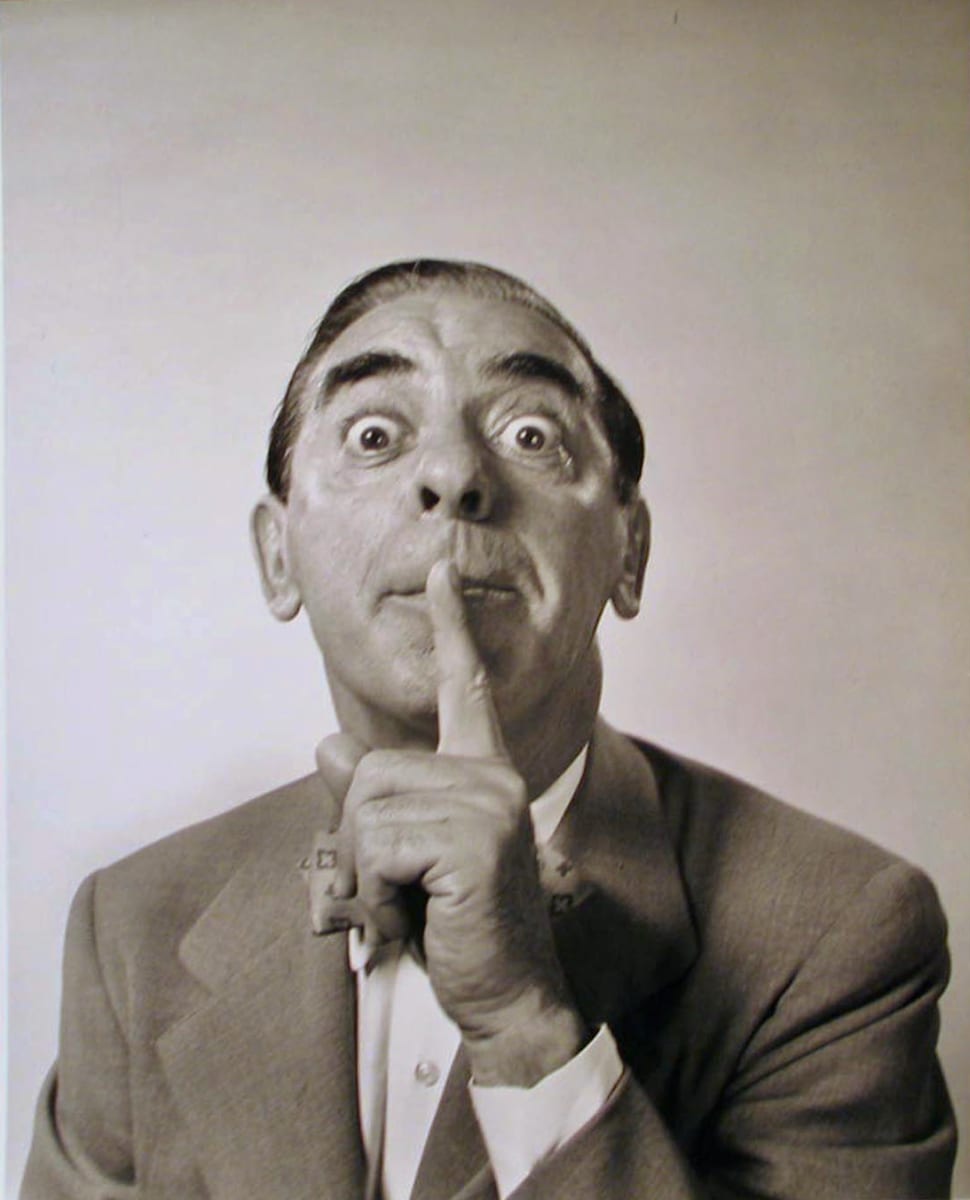 Eddie Cantor by Philippe Halsman 