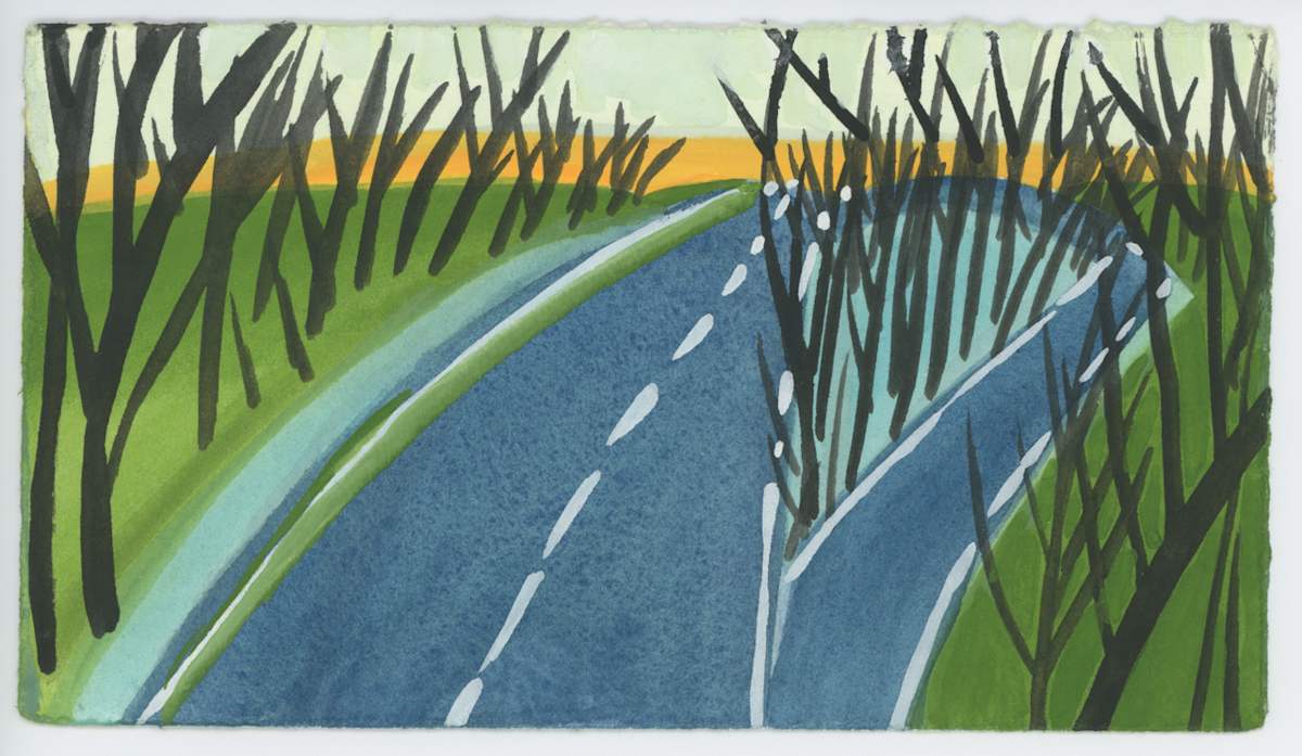 The Beltway Exit on the Clara Barton Parkway, #1538 by Raya Bodnarchuk, Image 1.