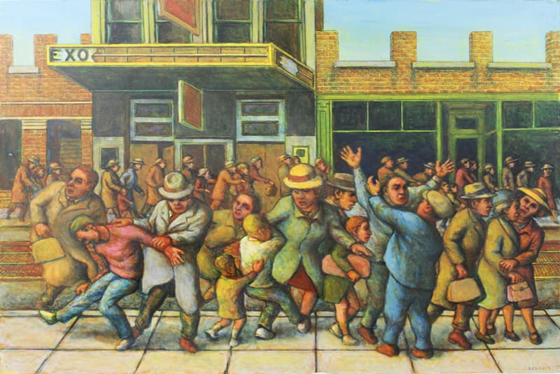 Exodus I by Leopold Segedin 