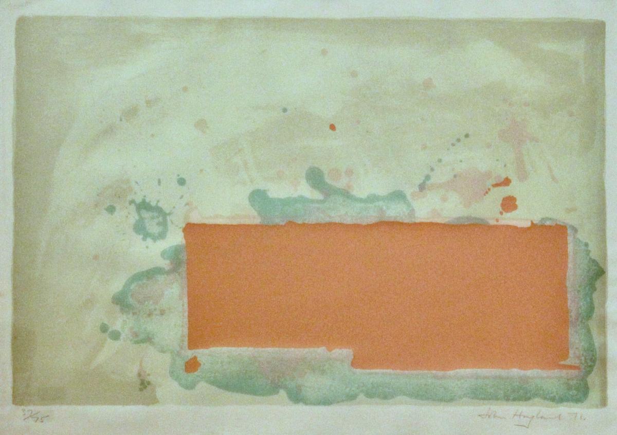 Orange/Pink/Green by John Hoyland, Image 1.