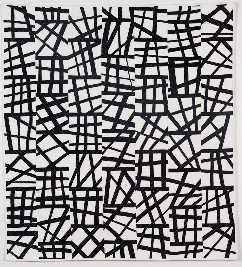 Black and white Improv I by Cathy Fussell 