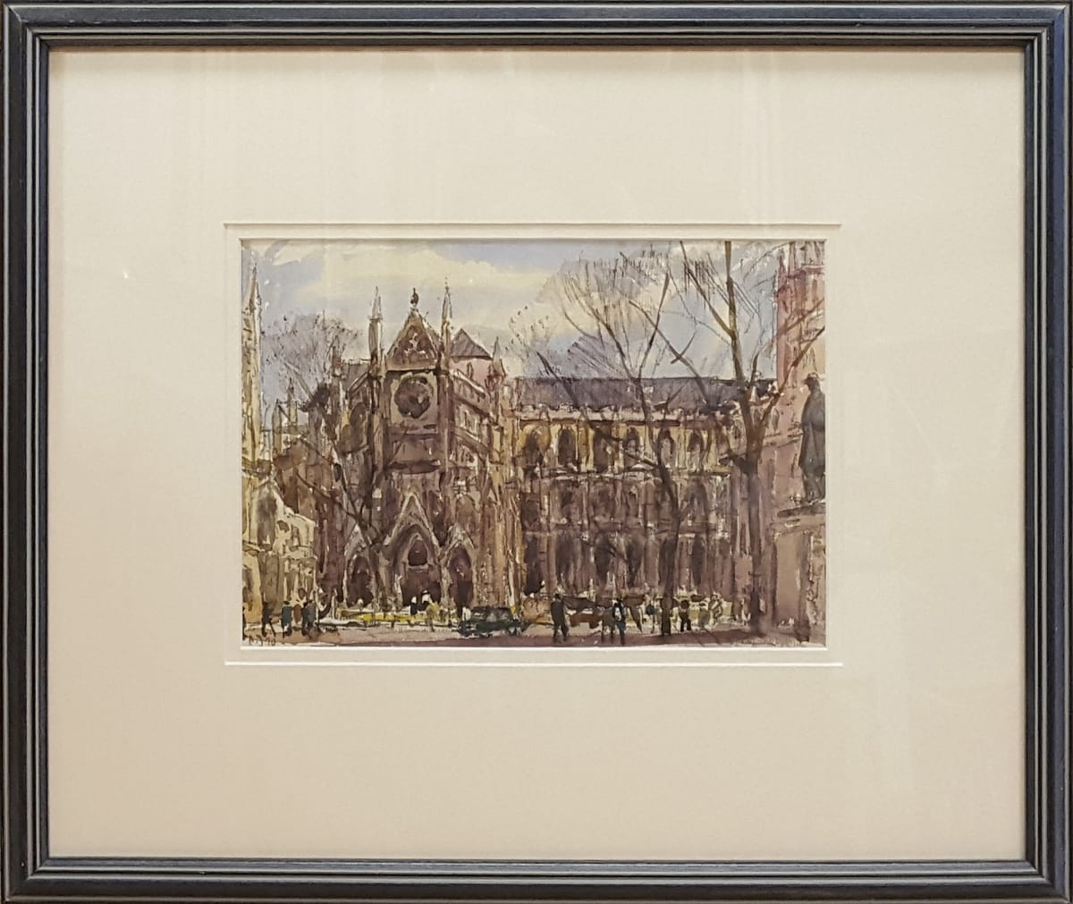 Westminster Abbey by Llewellyn Petley-Jones (1908-1986) 