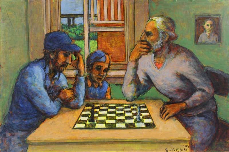 Chess by Leopold Segedin 