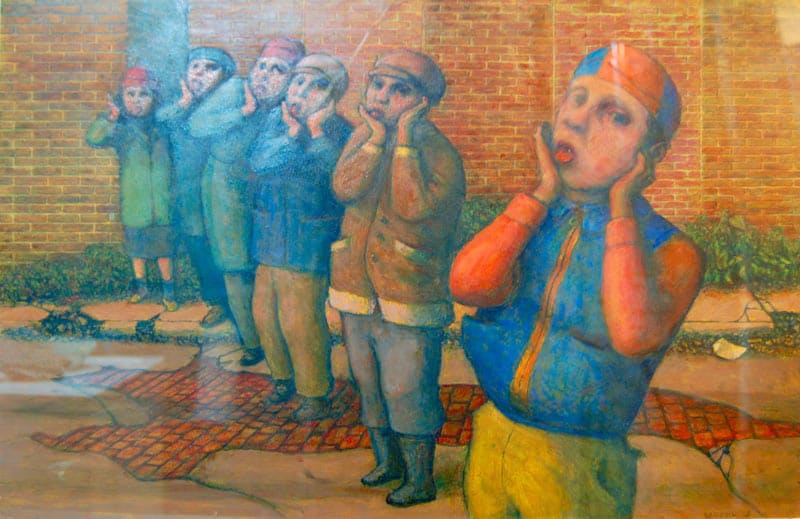 Simon Sez (with Children) by Leopold Segedin, Image 1.