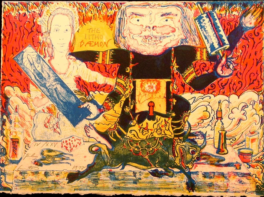 The Litho Daemon by John H. Hunter, Image 1.